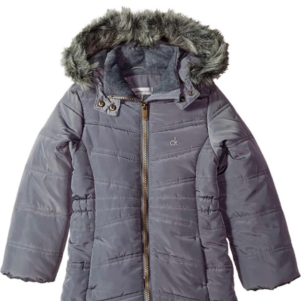 Calvin Klein, winter coat, size: XL, Color: Gray.